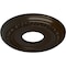 Ekena Millwork Jackson Ceiling Medallion (Fits Canopies up to 7 3/8"), 12 1/4"OD x 4"ID x 1 1/8"P, Bronze CM12JABZS - alternate 4